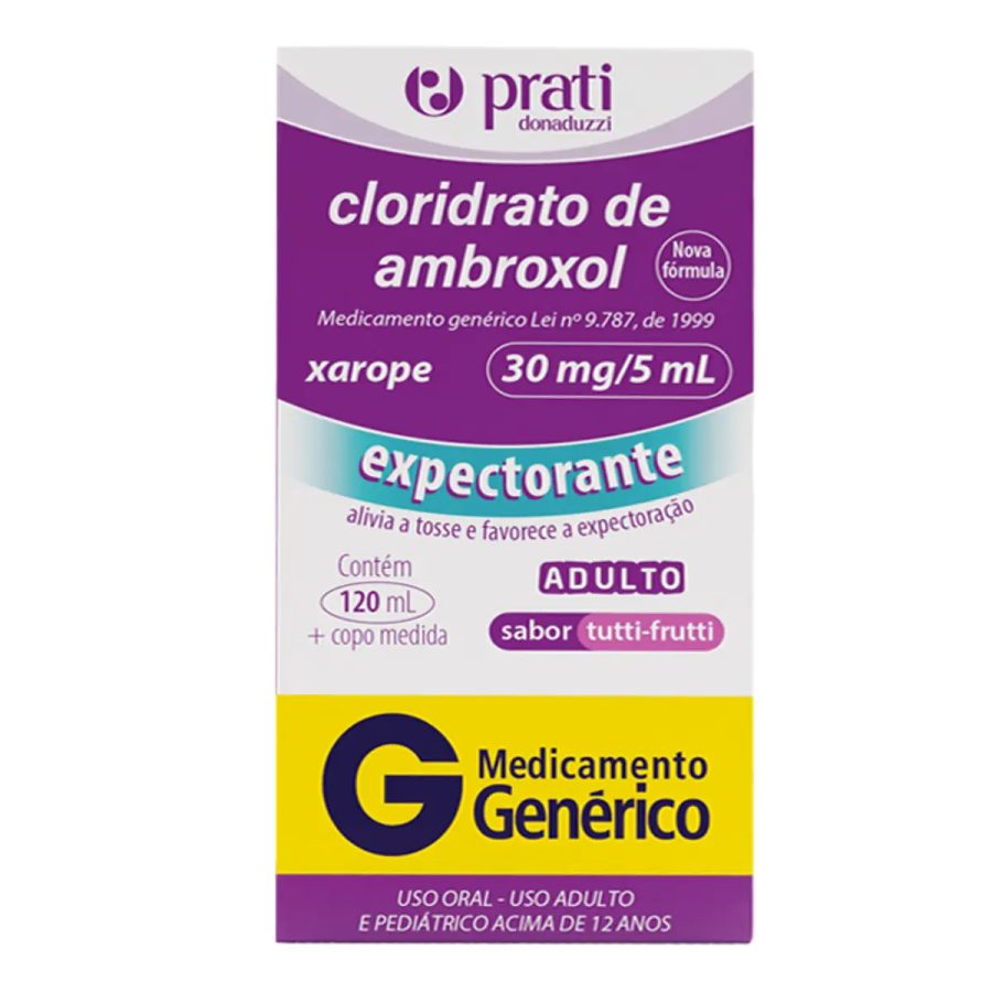 Expectorante Cloridrato De Ambroxol 30mg/5ml Tutti Frutti Prati...