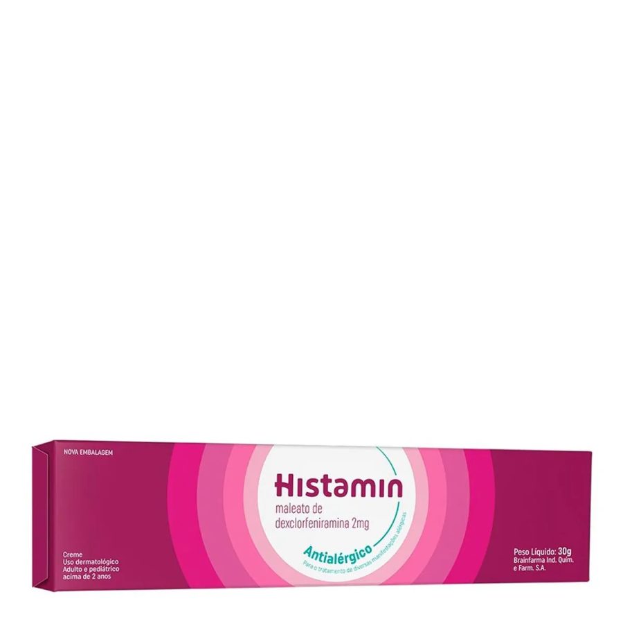 Histamin creme 10 mg/g 30 g anti-histamínico tópico