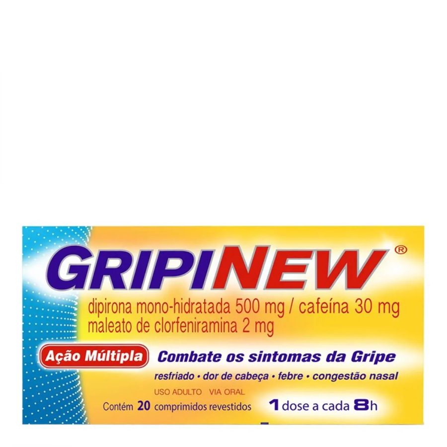 Descongestionante, Antigripal, Analgésico e Antitérmico Gripine...