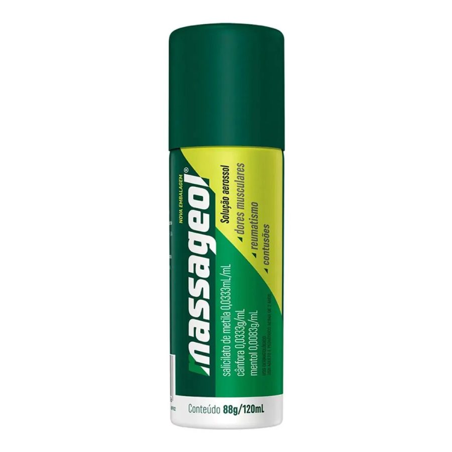 Anti-inflamatório Massageol 0,333mL + 0,333g + 0,0083g 120ml