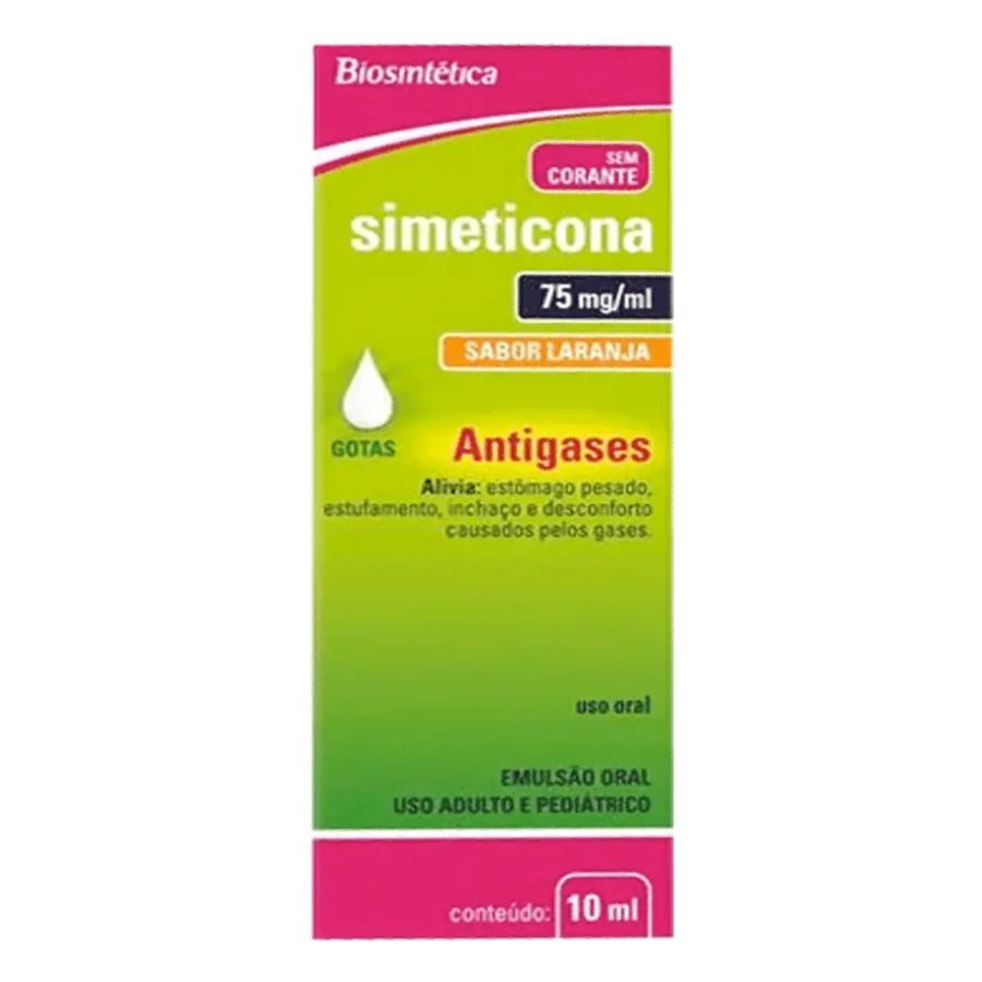 Antigases Simeticona 75mg/ml Genérico Biosintética 10ml