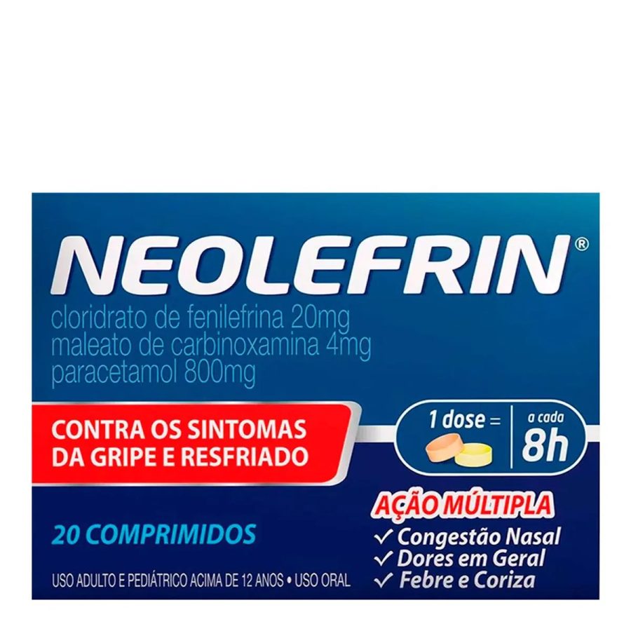 Antigripal, Descongestionante, Analgésico e Antitérmico Neolefr...